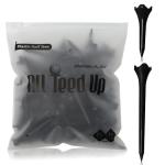 Teed Up Premium Black Golf Tees Combo Pack