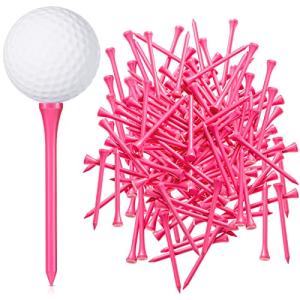 200 Pcs Pink Bamboo Golf Tees for Women