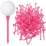 200 Pcs Pink Bamboo Golf Tees for Women