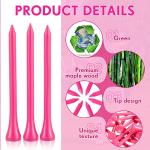 200 Pcs Pink Bamboo Golf Tees for Women