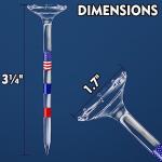 Kamitty Unbreakable Golf Tees - 50 Pack