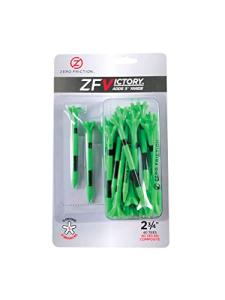 Zero Friction 5-Prong Golf Tees, Green, 40 Pack