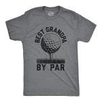 Funny Best Grandpa Golf T-Shirt for Dads