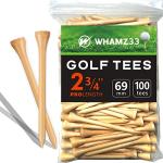 Professional Wooden Golf Tees 2.75 Inch Pack of 100