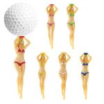 KOFULL Colored 3-Inch Golf Tees - 6 Pack