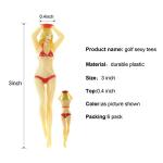 KOFULL Colored 3-Inch Golf Tees - 6 Pack