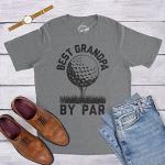 Funny Best Grandpa Golf T-Shirt for Dads