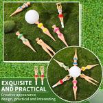 Colorful Bikini Golf Tees - 12 Pack