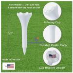 NorthPointe High Visibility 1.5” Golf Tees - 100 Pack