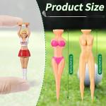 Colorful Bikini Golf Tees - 12 Pack