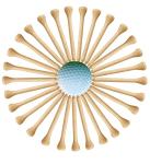 Professional Wooden Golf Tees 2.75 Inch Pack of 100