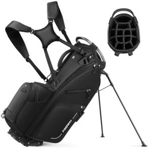 Findway 14-Way Hybrid Golf Stand Bag - Snow White