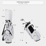 UNIHIMAl 5-Way Golf Stand Bag with 8 Pockets
