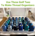 250 Bamboo Golf Tees - Strong & Biodegradable