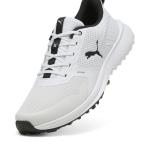 Puma Golf Men’s Fusion Grip 6 Shoes, White/Black
