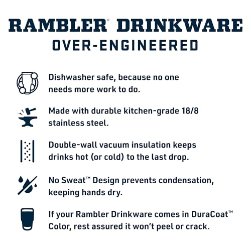 YETI Rambler 760ml Bottle with Straw Cap, White