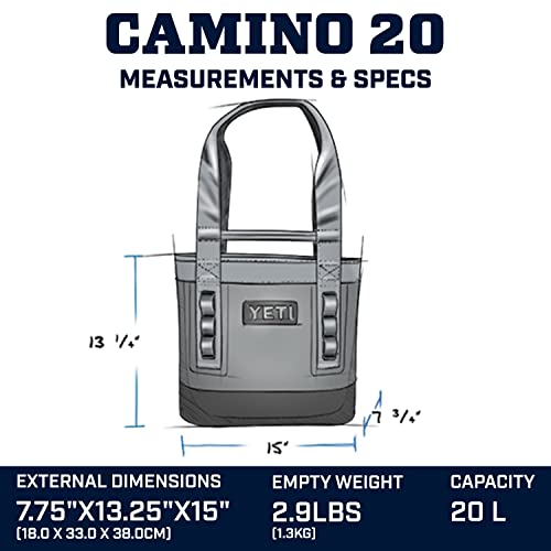 YETI Camino 20 Storm Gray Utility Carryall Bag