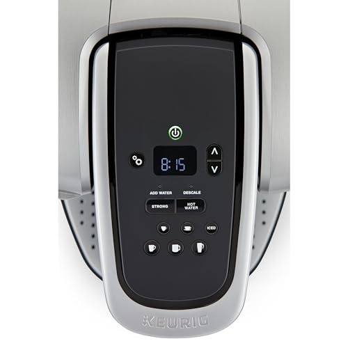 Keurig K-Elite Single-Serve Coffee Maker, Brushed Silver