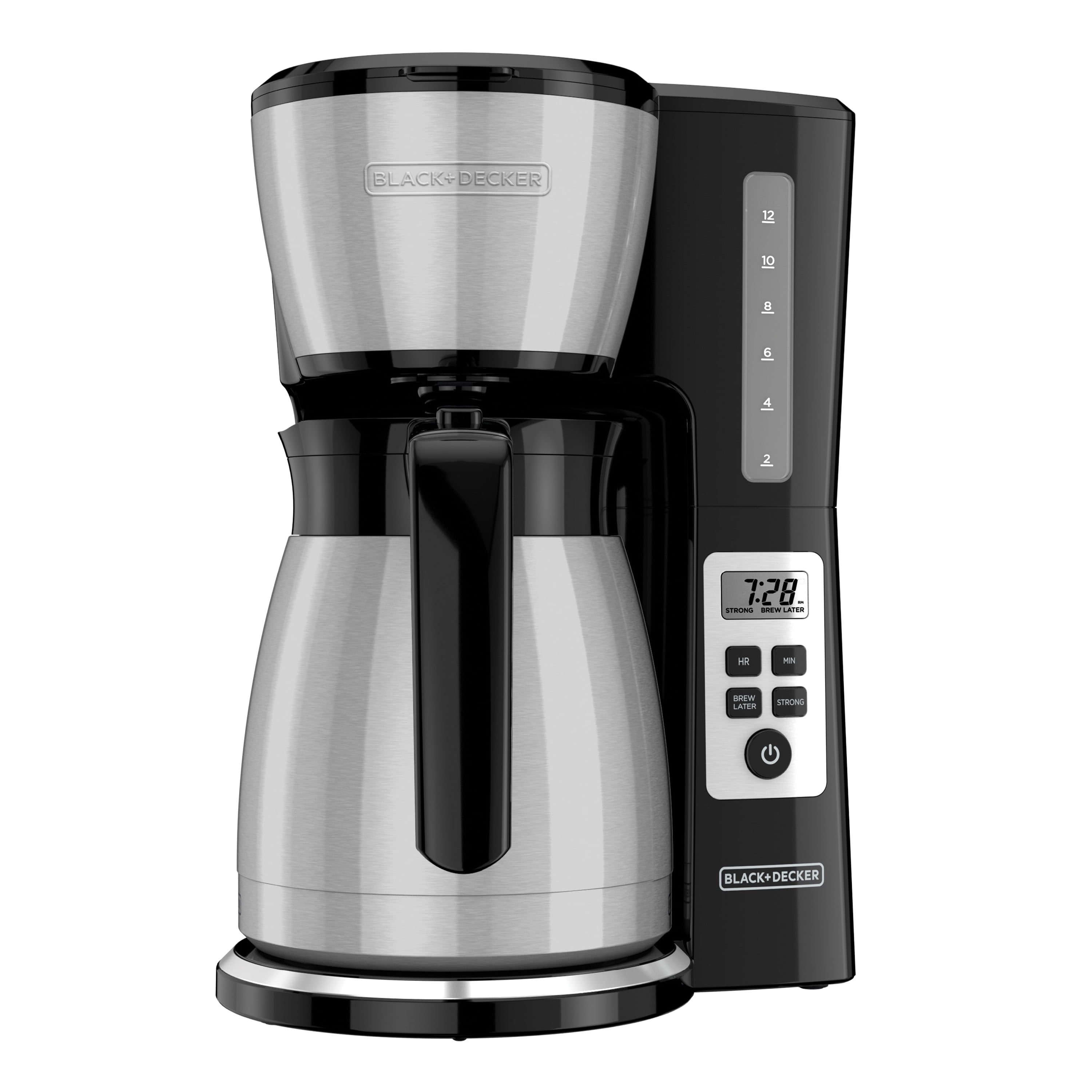 12 Cup Black Drip Coffee Maker by BLACK+DECKER