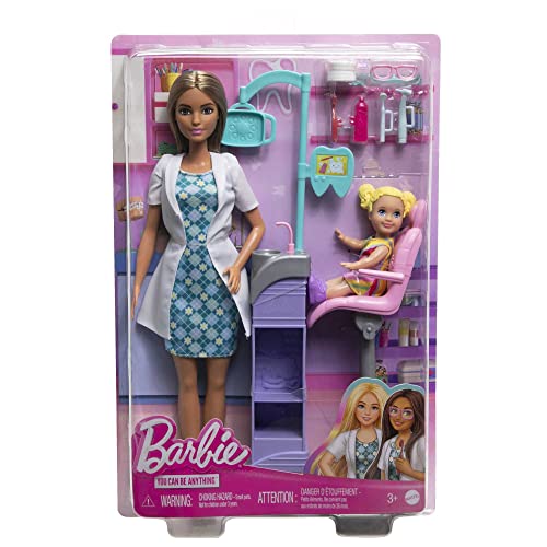 Barbie Dentist Doll and Playset with Accessories