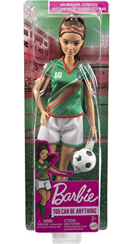 Barbie Soccer Doll with Ponytail and Gear
