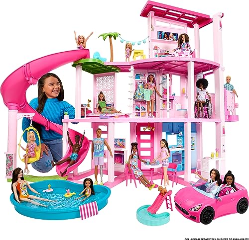 Barbie Dreamhouse Playset with Pool and Slide