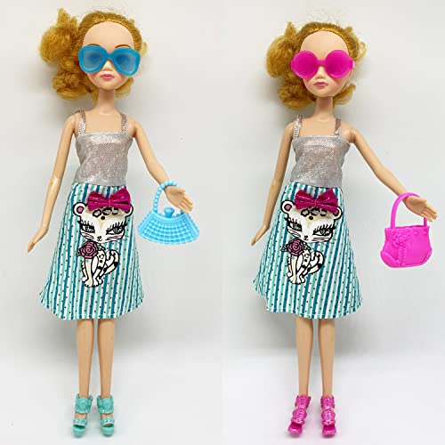 50 Assorted Barbie Doll Shoes Handbags Glasses Accessories