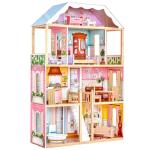 Classic Barbie Dollhouse with Easy Assembly, Accessories