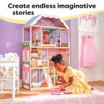Classic Barbie Dollhouse with Easy Assembly, Accessories