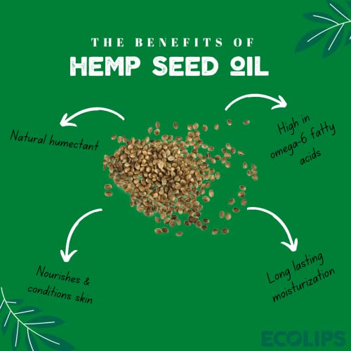 Eco Lips Hemp Lip Balm Vanilla 6-Pack