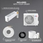 Cooper & Hunter 6,000 BTU Mini Split AC/Heat Pump