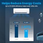 Senville 18000 BTU Dual Zone Mini Split AC