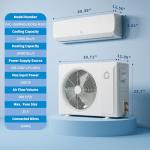 18,000 BTU Ductless Mini Split AC/Heat Pump