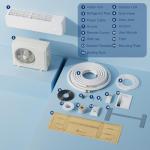 Mountman 12000 BTU Ductless Mini Split AC/Heat Pump