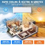 Albott 12000 BTU Ductless Mini Split AC & Heat Pump