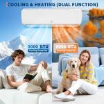 9000 BTU Mini Split Air Conditioner and Heat Pump