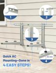 SMOQIO Mini Split Wall Mount Bracket for AC Units