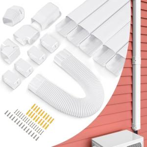 LyPrem 10Ft Mini Split Line Set Cover Kit