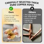 RUNZEG 10FT Mini Split Line Set with Insulation