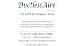 DuctlessAire 6 ft Flexible AC Whip Kit