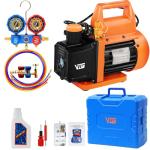 VOGTEN 4.5 CFM AC Vacuum Pump and Gauge Set