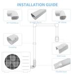 Universal Mini Split Wall Mounting Bracket Kit