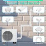 Cenipar 3" W 11Ft Mini Split Line Set Cover