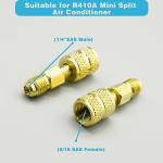 R410A Mini Split Adapter Kit and Valve Core Tool