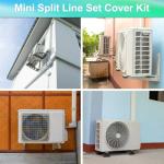 Cenipar 3" W 11Ft Mini Split Line Set Cover