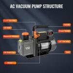 VTG VOGTEN 4.5 CFM HVAC Vacuum Pump Set