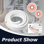 25 Ft Mini Split Line Set with Installation Kit