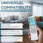Universal Mini-Split Remote Control for Multiple Brands