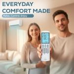 Universal Mini-Split Remote Control for Multiple Brands