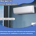 6 Pack Replacement Filters for Fujitsu Mini Splits